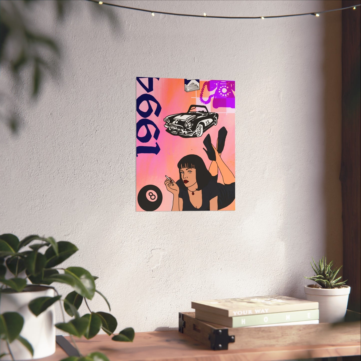 "pulp fiction" print