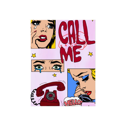 "call me" print