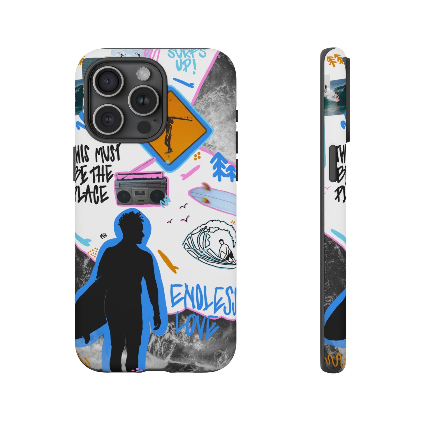 "surf's up" phone case