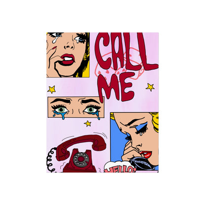 "call me" print